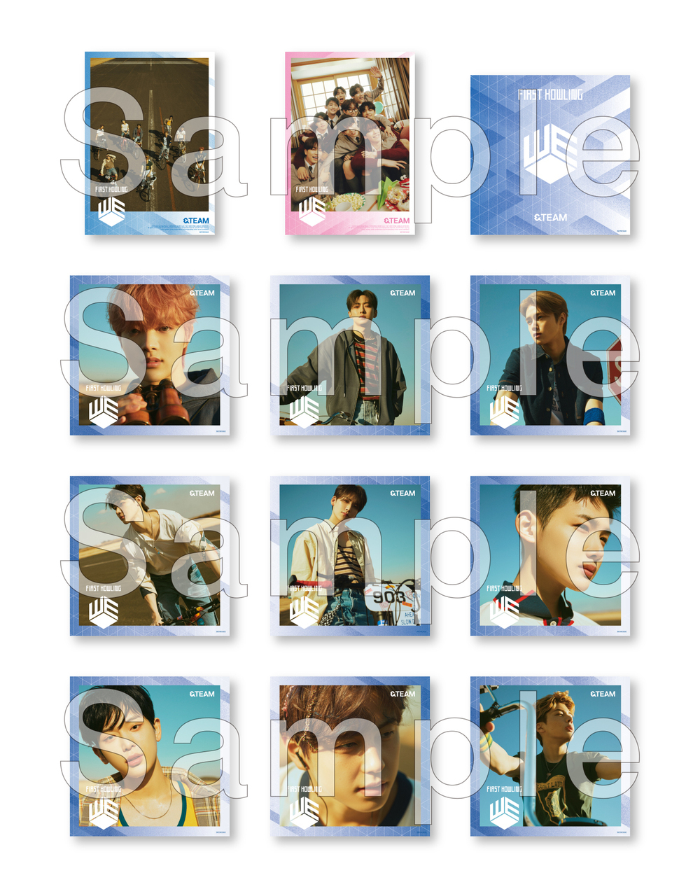 &TEAM OFFICIAL SITE | NEWS | &TEAM 2nd EP『First Howling : WE』CD