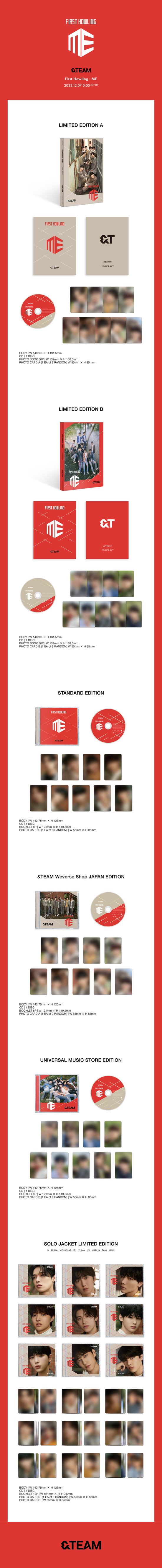 &TEAM andteam お見送り CD Back to Life【CD】 | &TEAM | UNIVERSAL MUSIC STORE ANNEX