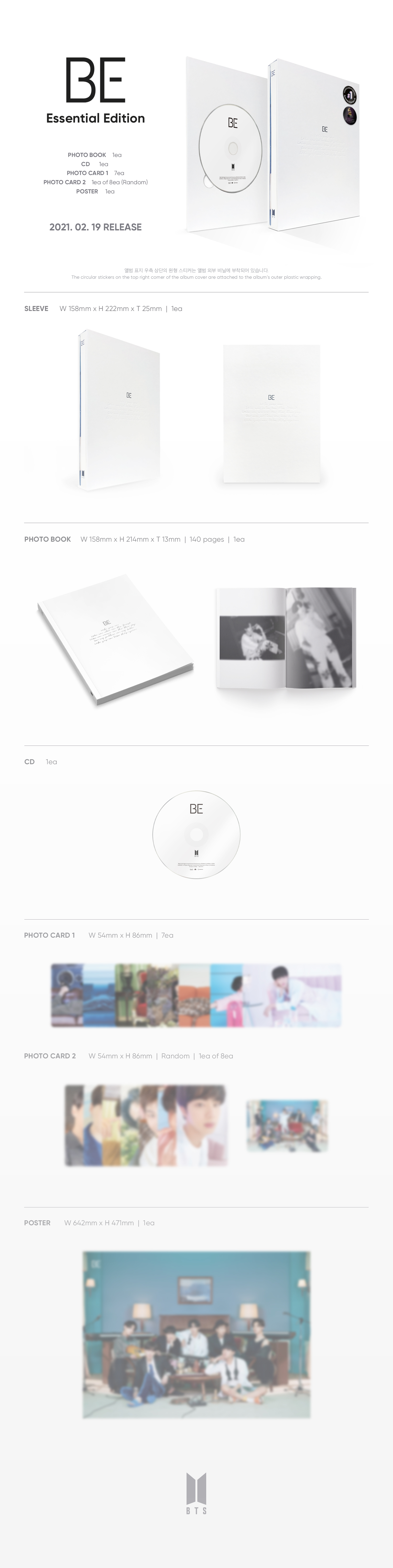 BTS JAPAN OFFICIAL SITE | NEWS | BTS 最新作『BE (Essential Edition