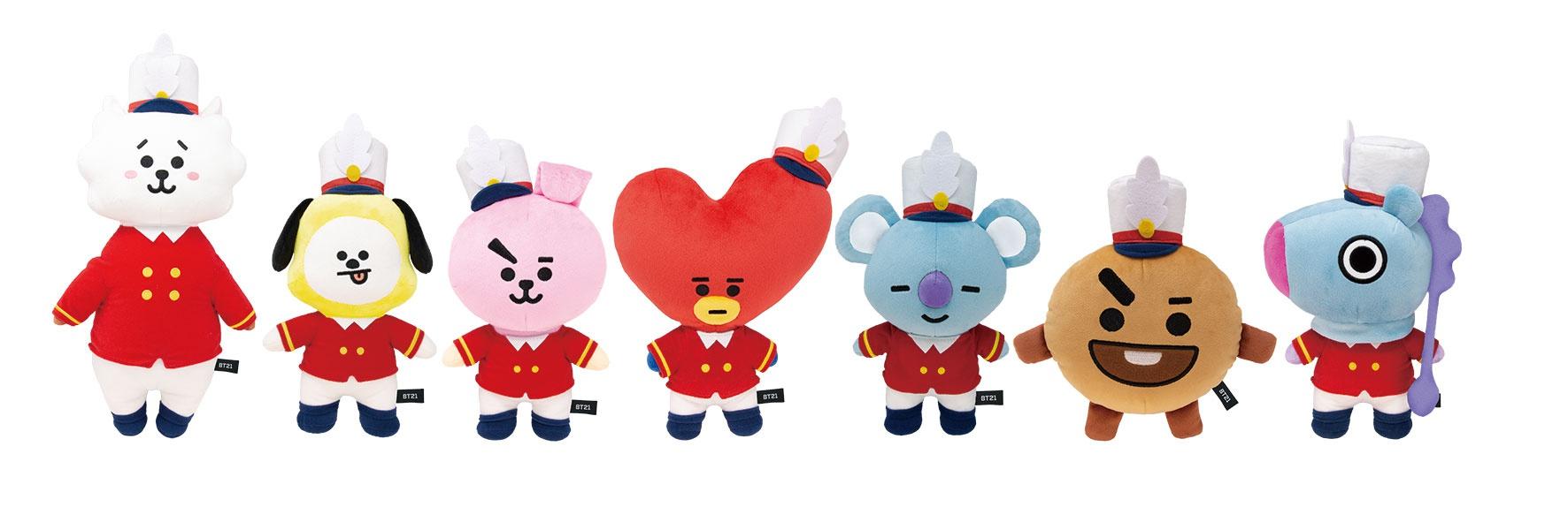 BTS BT21 ぬいぐるみ・マスコットセット BTS Bt21 Pack of 6 Stuffed Toys - Adorable Plushies | eBay