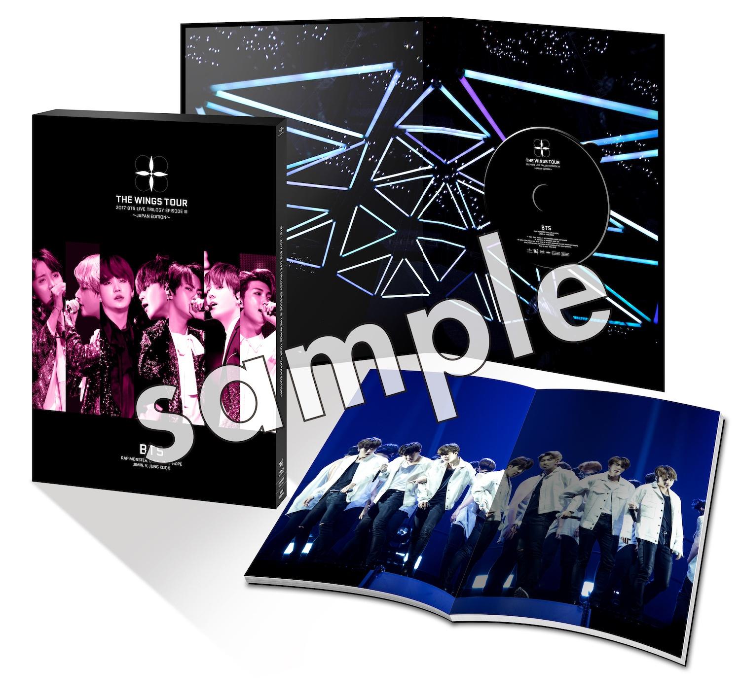 BTS  THE WINGS TOUR  BLU-LAY ブルーレイ BTS 2017 LIVE TRILOGY EPISODE III THE WINGS TOUR Japan Blu ray ver