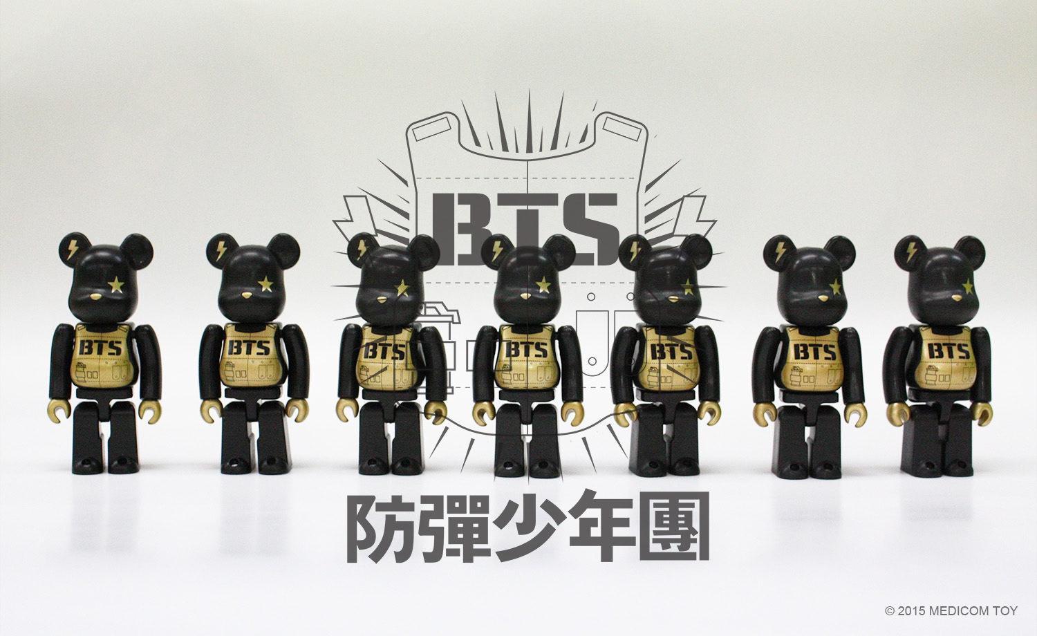 BTS 2015 FC限定ベアブリック BEAR BRICK (ベアブリック) BTS ベアブリック 400 フィギュア