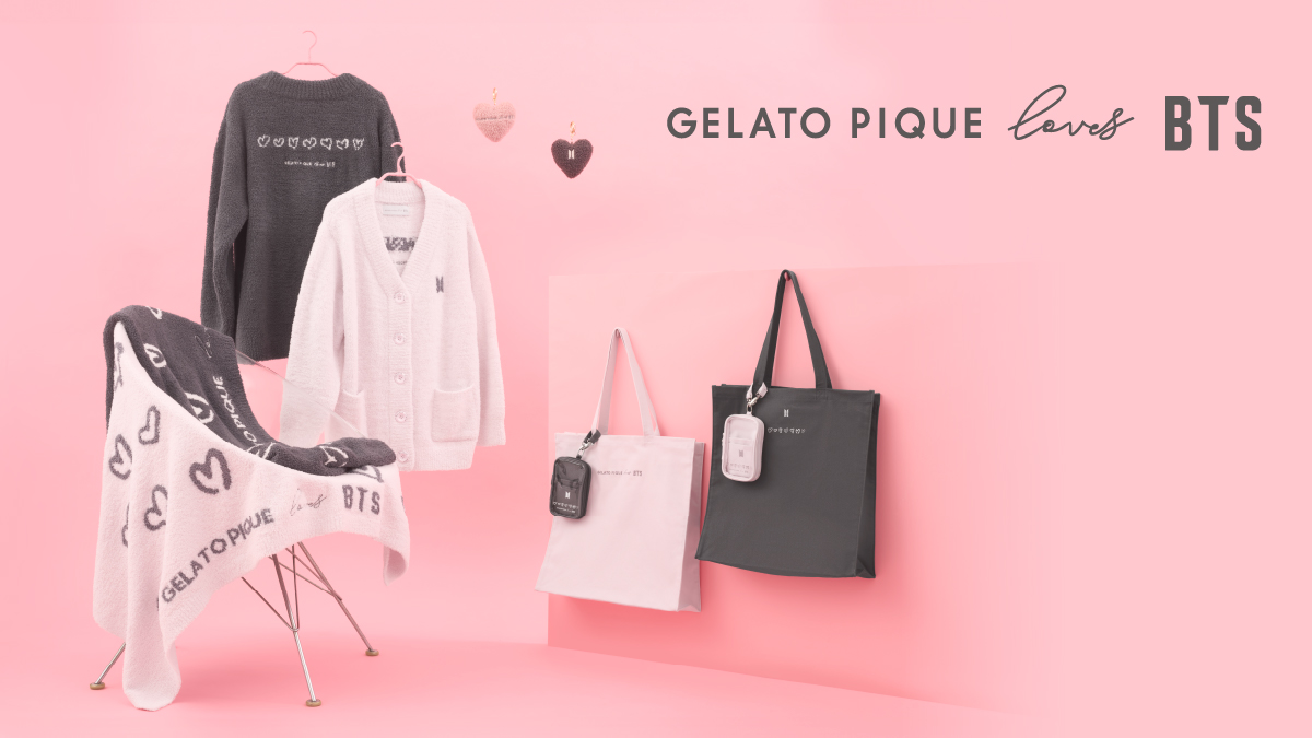 a*i様 BTS ×ジェラートピケ　ルームウェアS-M ピンク　品切れ商品　最終 BTS JAPAN OFFICIAL SITE | NEWS | 【7/3追記】【GELATO PIQUE loves