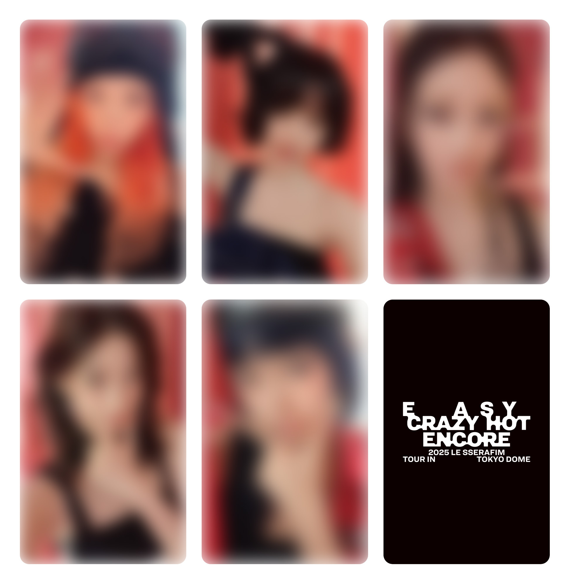 Le Sserafim 東京ドーム公演記念 weverse ラキドロ　5枚セット LE SSERAFIM OFFICIAL SITE | NEWS | 『2025 LE SSERAFIM TOUR 'EASY
