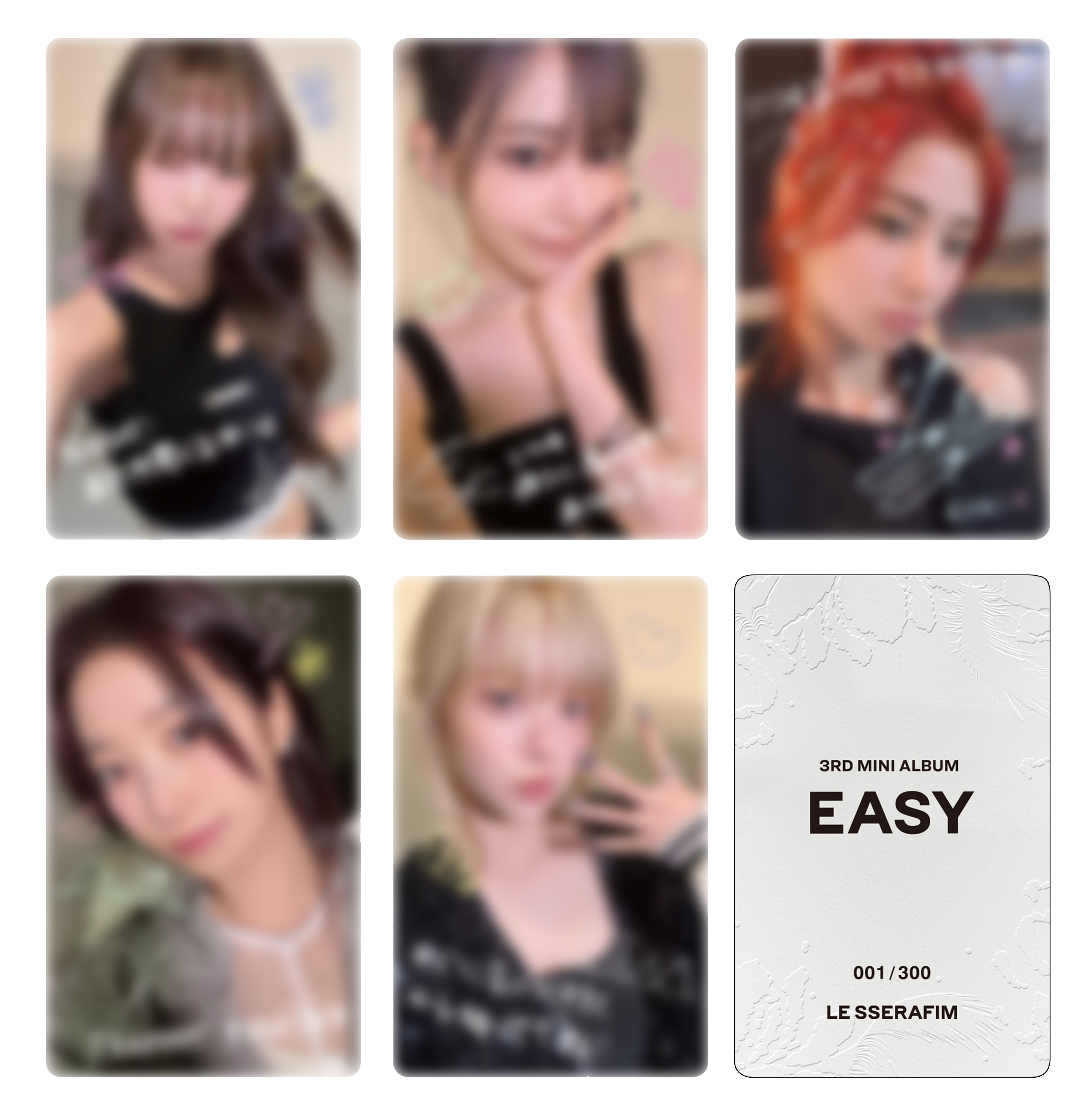 LE SSERAFIM easy スペシャルレアカード チェウォン 3 LE SSERAFIM 3rd EASY Chaewon Special Autographed Photo Card