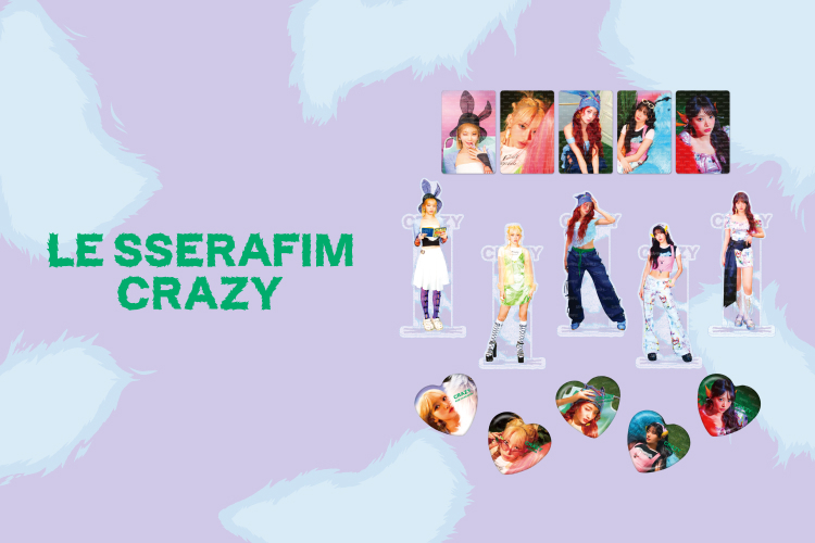 LE SSERAFIM CRAZY FLEECEJACKET フリースジャケット LE SSERAFIM CRAZY フリースジャケット ポップアップ Lサイズ｜Yahoo