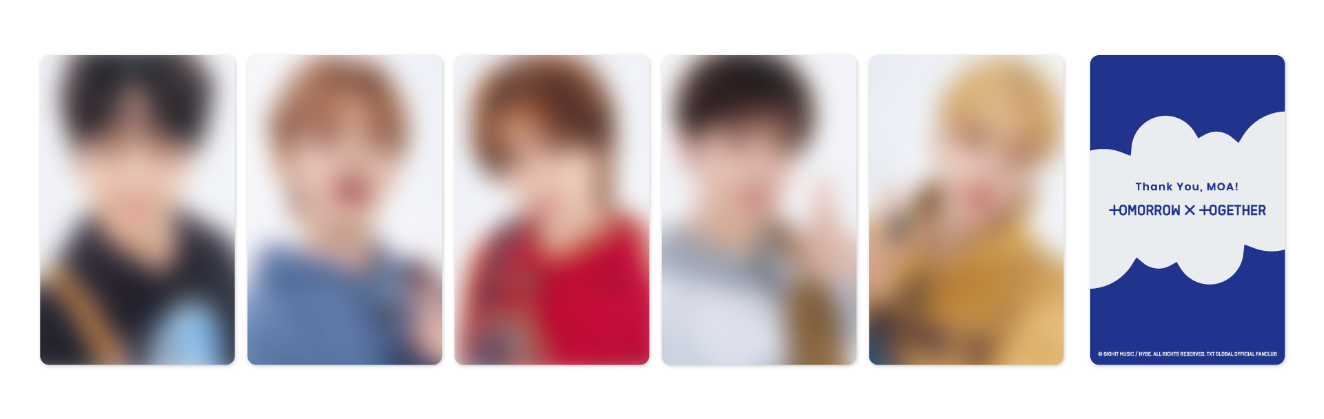 TXT HAPPY TOGETHER QUIZ fc トレカ MOA 全員5枚 TOMORROW X TOGETHER OFFICIAL SITE | NEWS | 【TXT GLOBAL OFFICIAL