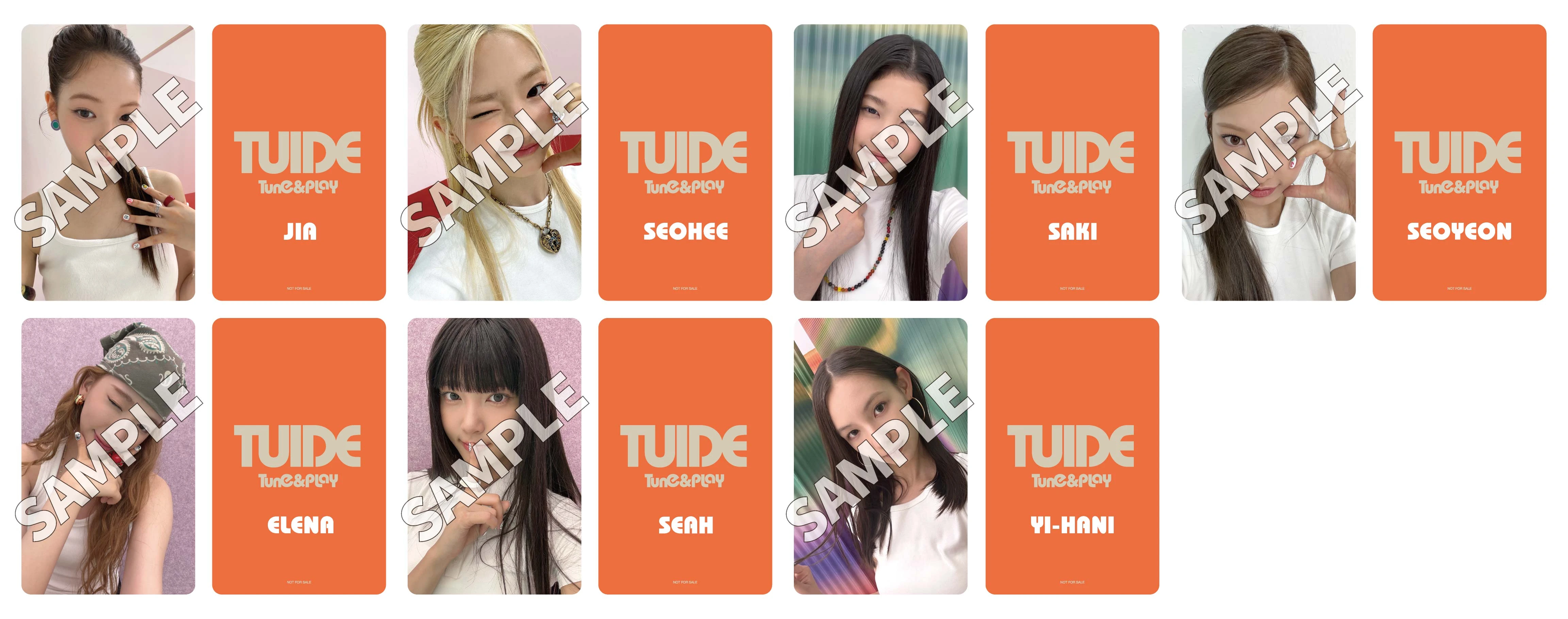 セア　TUIDE we tune we play HMV 特典　トレカ　コンプ TUIDE The 1st EP [TUNE & PLAY] ストア別購入特典絵柄公開！ | NEWS