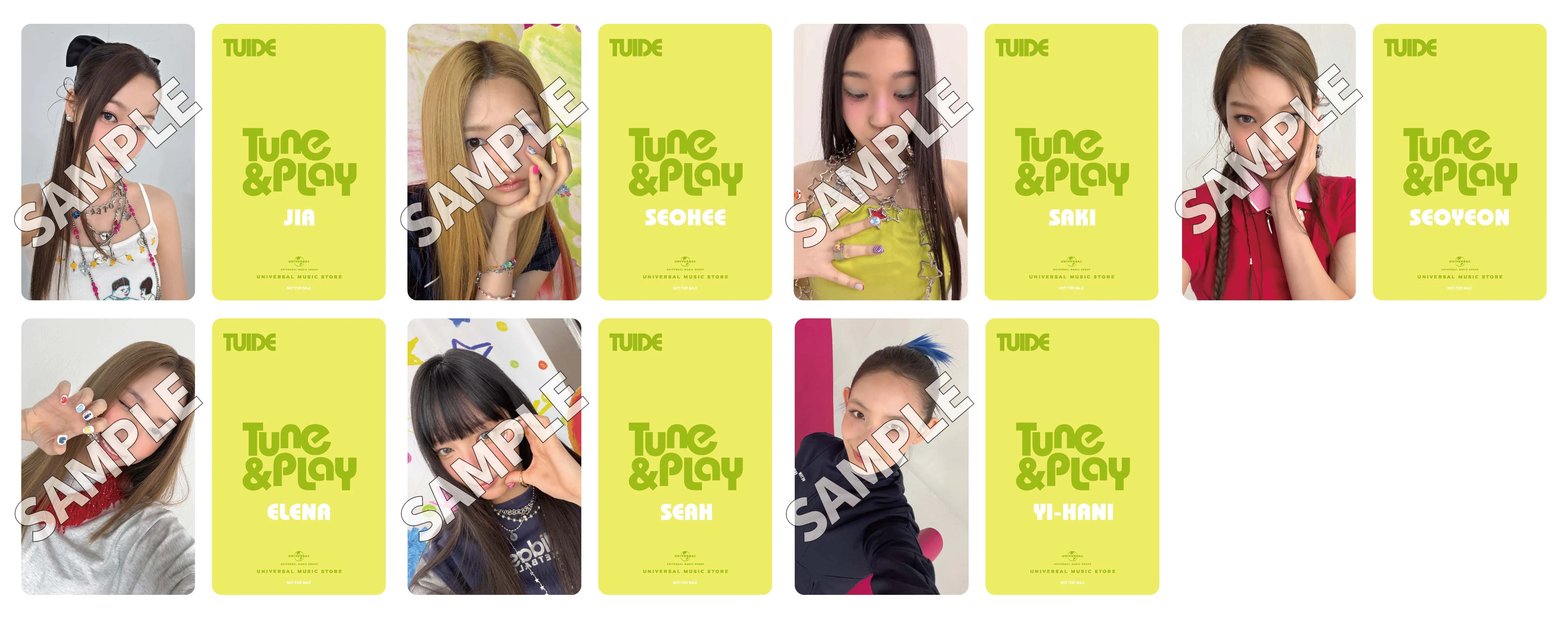 TUIDE HMV 特典 トレカ コンプ 7枚セット TUIDE The 1st EP [TUNE & PLAY] ストア別購入特典絵柄公開！ | NEWS